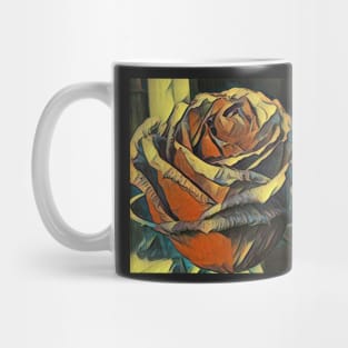 Romantic Masters Painted Rose Mug